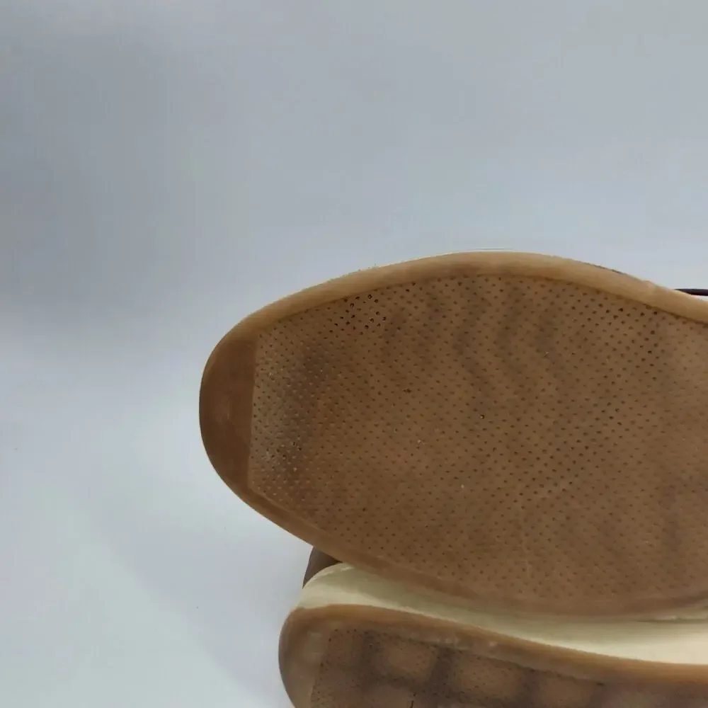 Perry Ellis Portfolio Men's Brown Lace Up Demi Hi Casual Dress Sneaker